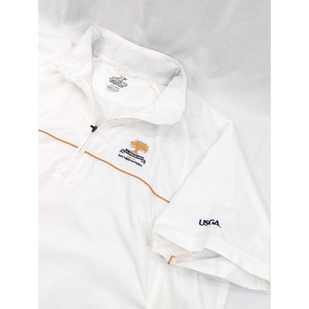 Ahead Golf Quarter Zip Vented Light Windbreaker Oak‎ Tree National Senior XXL